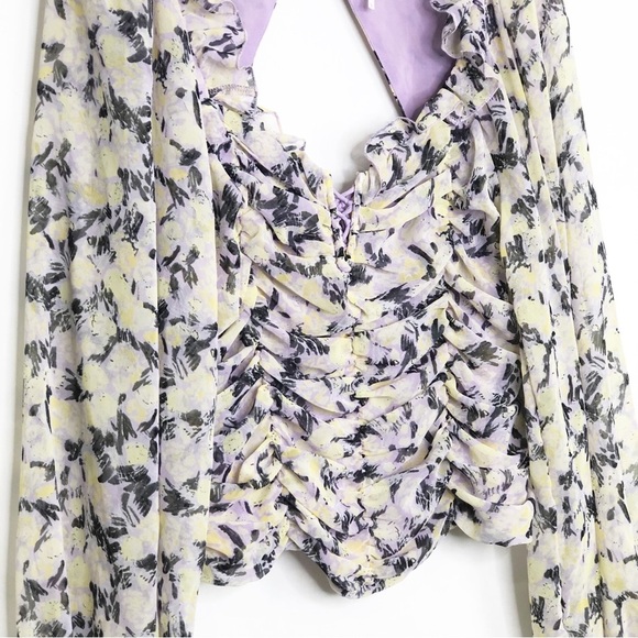Free people Mabel structured floral blouse - Picture 4 of 13